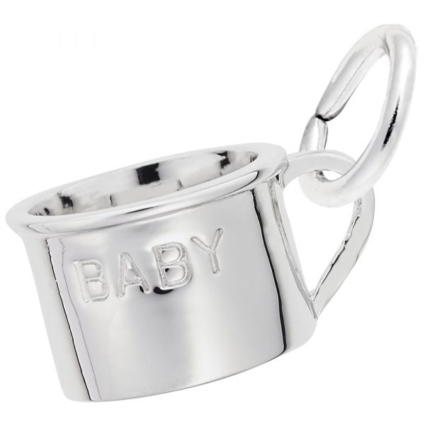 Sterling Silver Charm - Baby Cup