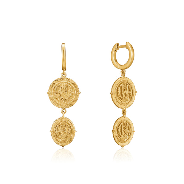 Ania Haie Gold Digger Axum Mini Hoop Earrings