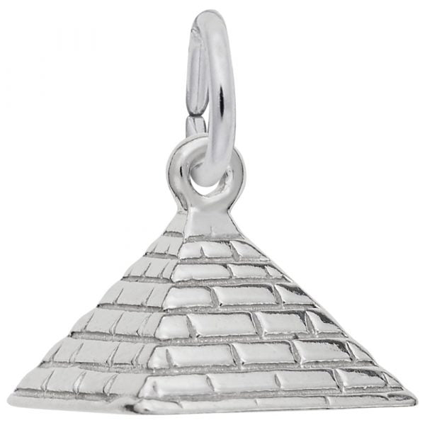 Sterling Silver Pyramid Charm