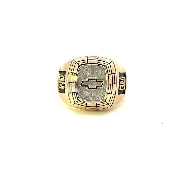 10kt Yellow Gold General Motors Ring, Finger Size 11.50 And Weighs 20.