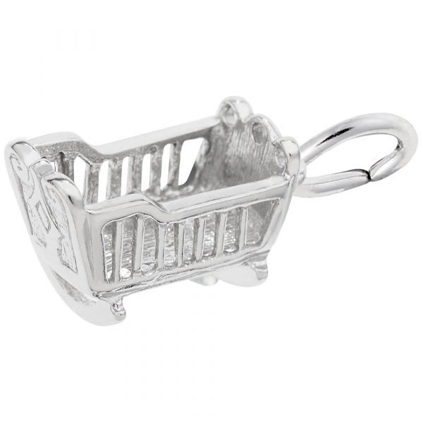 Sterling Silver Cradle Charm