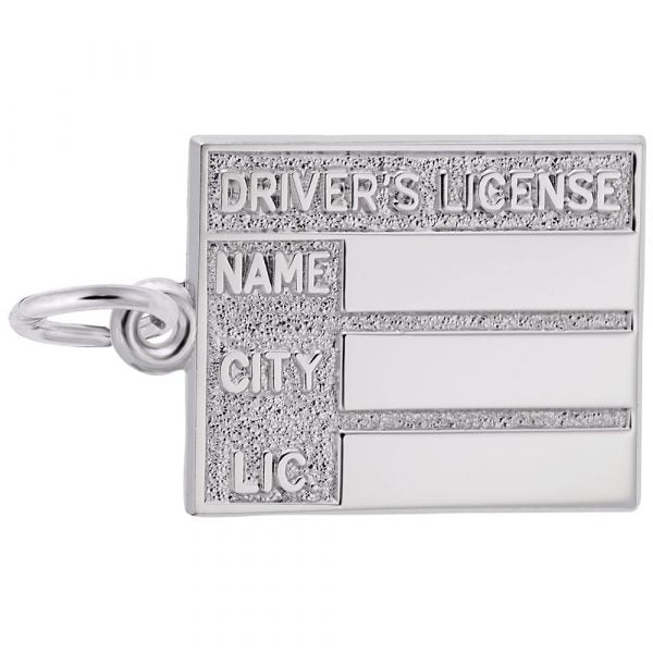 Sterling Silver Charm - Drivers License
