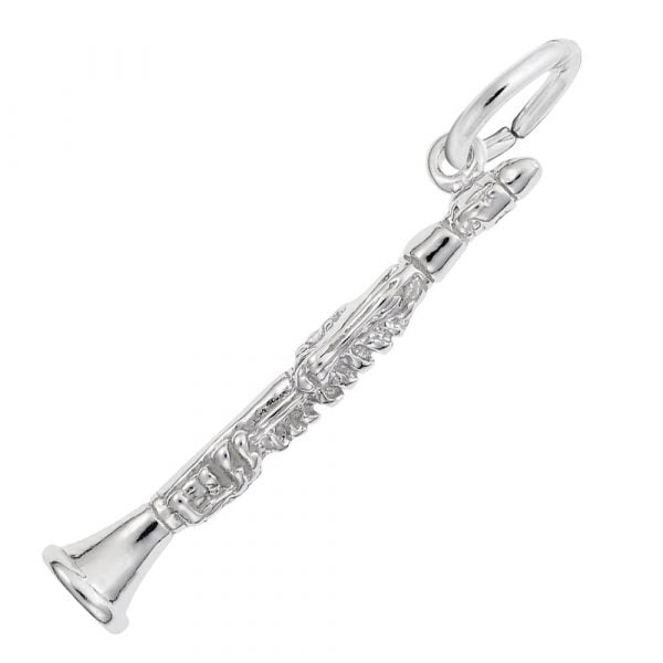 Sterling Silver  Clarinet Charm