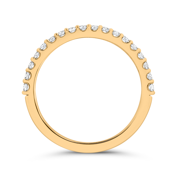 14kt Yellow Gold ring With 28 Round Diamonds .46ct G/H SI1