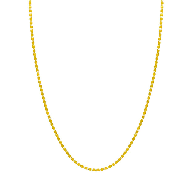 10kt Yellow Gold 2.70mm Valentino Chain