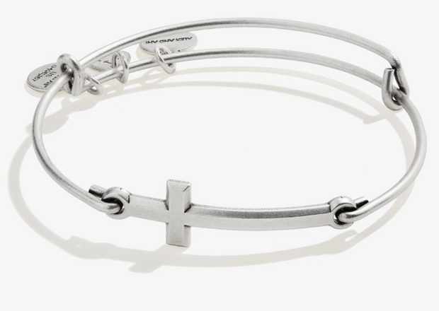 Spiritual Armor Cross Inline Charm Bangle