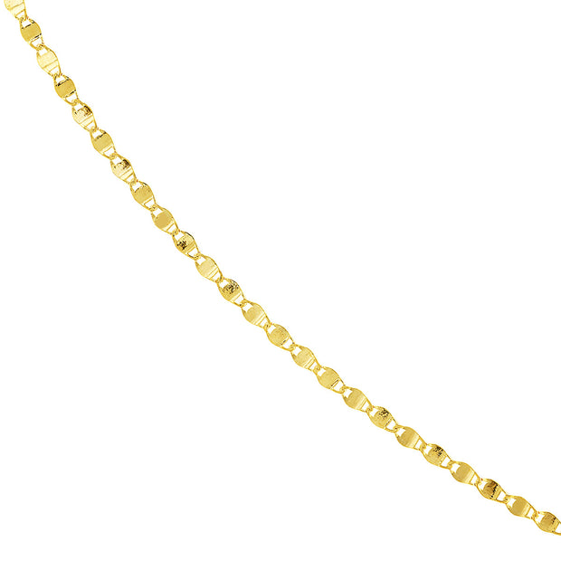 10kt Yellow Gold 2.70mm Valentino Bracelet