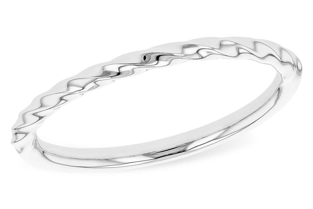 14kt White Gold Wave Fashion Ring