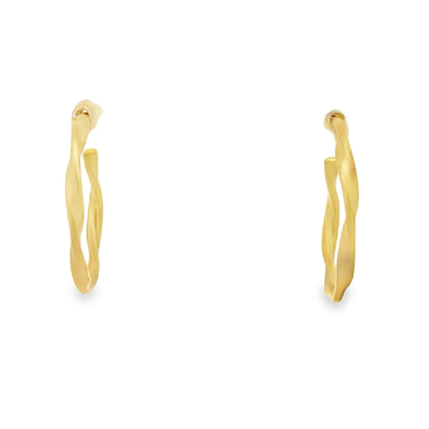 Jorge Revilla Silver Vermeil Earring Hoops 26Mm In Diameter