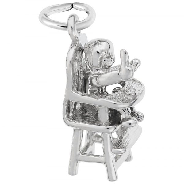 Sterling Silver Highchair Charm