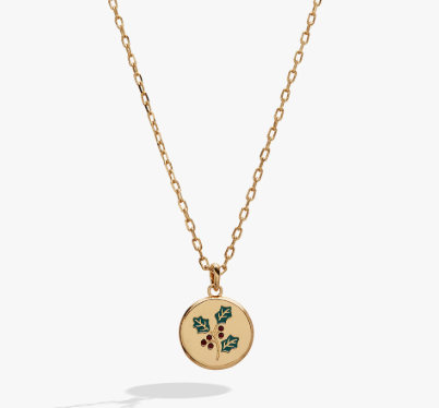 Holly 'Believe In The Magic Of The Season' Pendant 18" Necklace