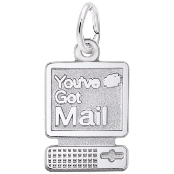 Sterling Silver  E- Mail Charm