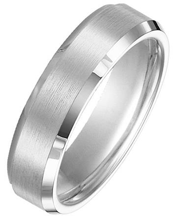 6mm Comfort Fit  Grey Tungsten Band
