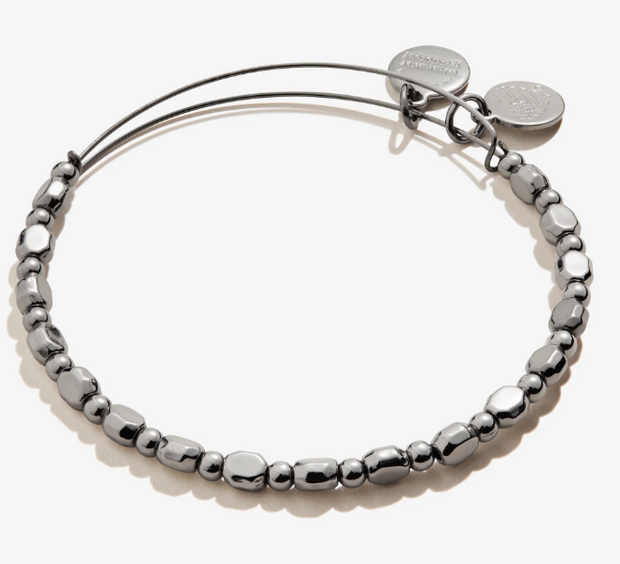 Lucent Metal Beaded Bangle