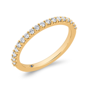 14kt Yellow Gold ring With 28 Round Diamonds .46ct G/H SI1