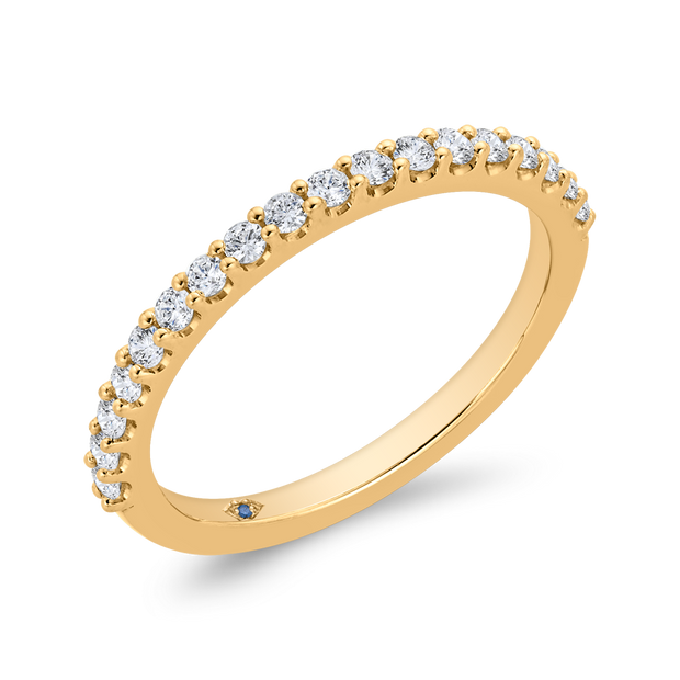 14kt Yellow Gold ring With 28 Round Diamonds .46ct G/H SI1