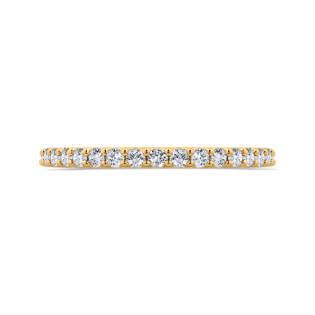 14kt Yellow Gold ring With 28 Round Diamonds .46ct G/H SI1