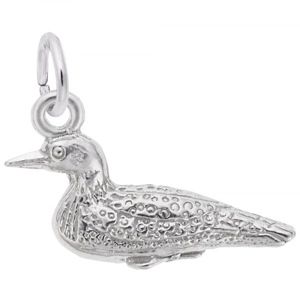 Sterling Silver Loon Charm