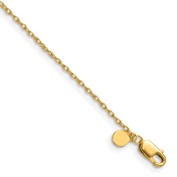 1/20 14kt Gold Filled 1.0mm Ropa Cable With Lobster Clasp 20in Chain