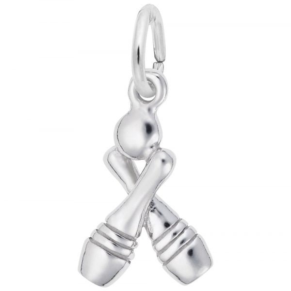 Sterling Silver Bowling Pin Charm
