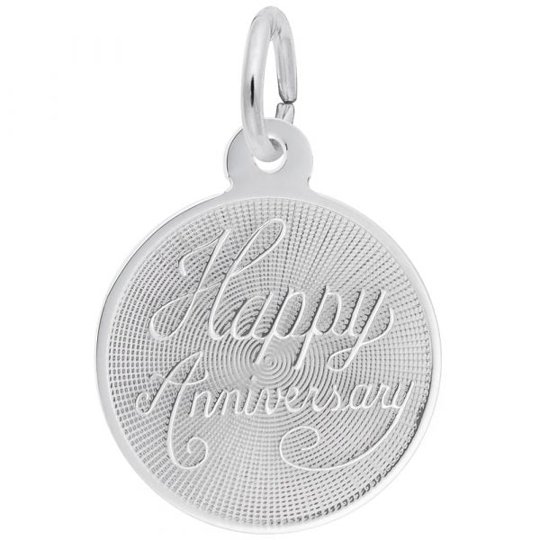 Sterling Silver Anniversary Charm