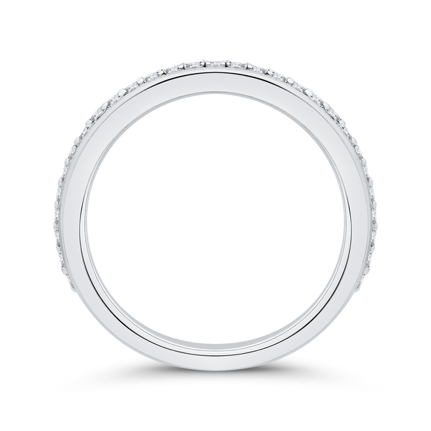 14Kt White Gold Ring With 30 Round Diamonds .27tdw G/H SI1