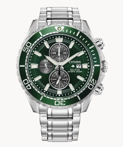 Citizen Promaster Eco-Drive Dive Watch White Stainless Steel Case With