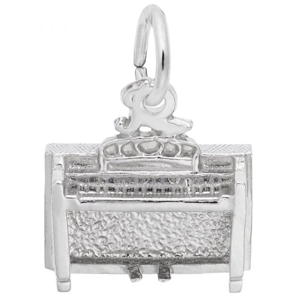 Sterling Silver Spinet Charm