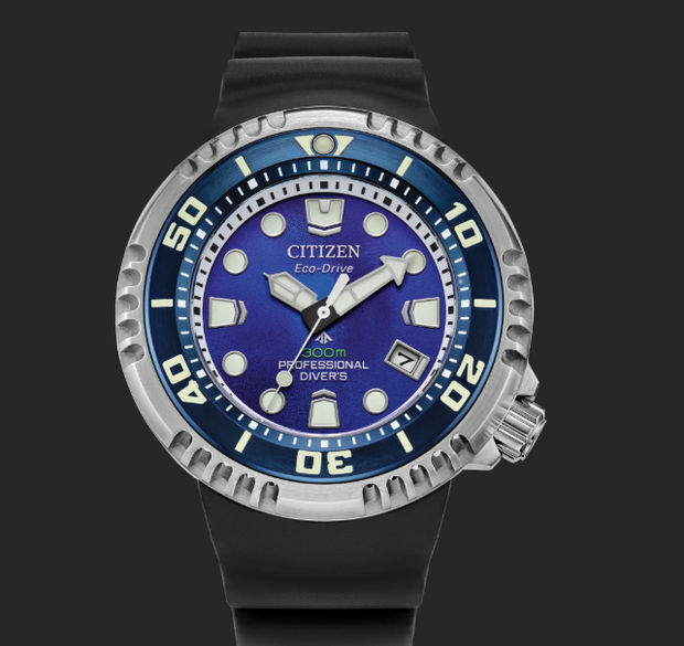 CITIZEN PROMASTER DIVE WATCH 365 ECO DRIVE 300 METERS WITH SECOND STRA