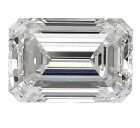 Loose Emerald Cut Lab Grown Diamond 1.00ct D VS1 IGI Certificate 55927