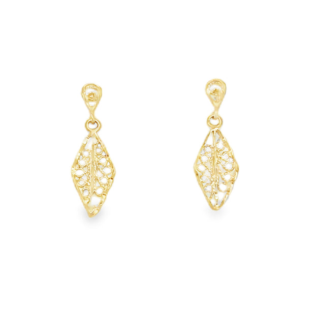 Vintage 14Kt Yellow Gold Drop Earrings Weighing 1.8 Grams.

RETAIL $