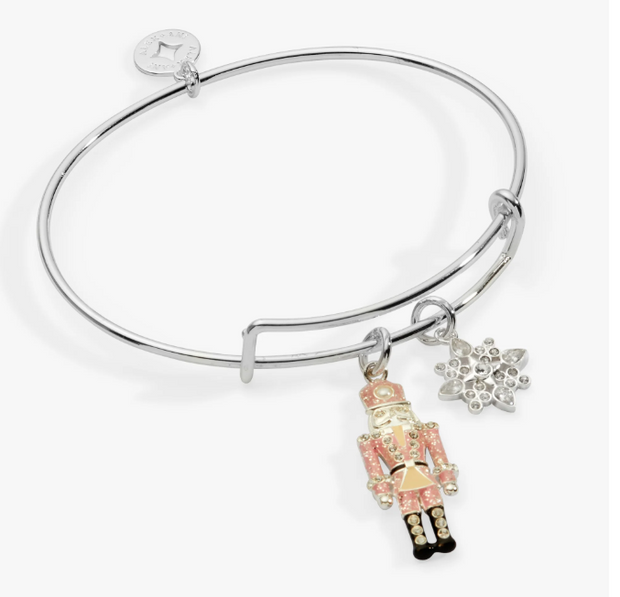 Nutcracker & Snowflake Charm Bangle