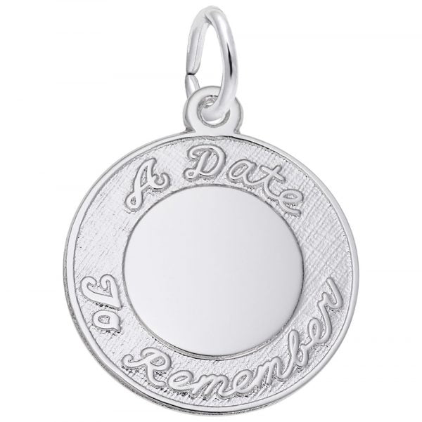 Sterling Silver "A Date To Remember" Charm