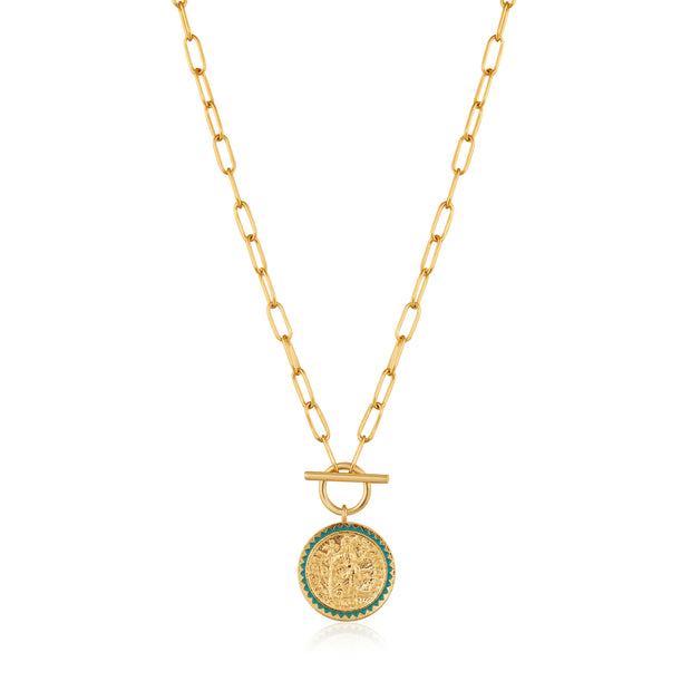 Ania Haie Gold Digger  Emperor T-Bar Necklace