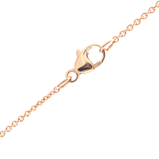 14kt Yellow Gold 18" .8mm Cable Chain With Lobster Clasp 2.3 Grams