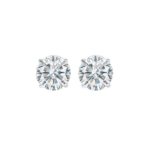 14kt White Gold Diamond Studs 1.00tdw GH I1