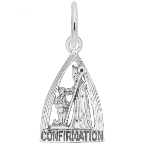 Sterling Silver Confirmation Charm