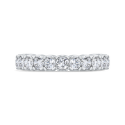 14kt White Gold Ring With 19 Round Diamonds 1.32ct G/H Si1